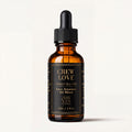 15ml amber glass dropper bottle of Crew Love Lux Oil Blend luxury diffuser oil on a minimal white background.